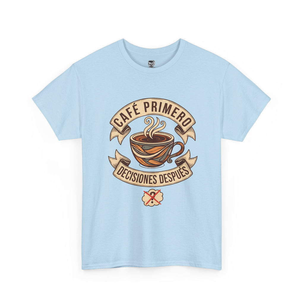 Café Primero Heavy Cotton Tee - Perfect for Coffee Lovers