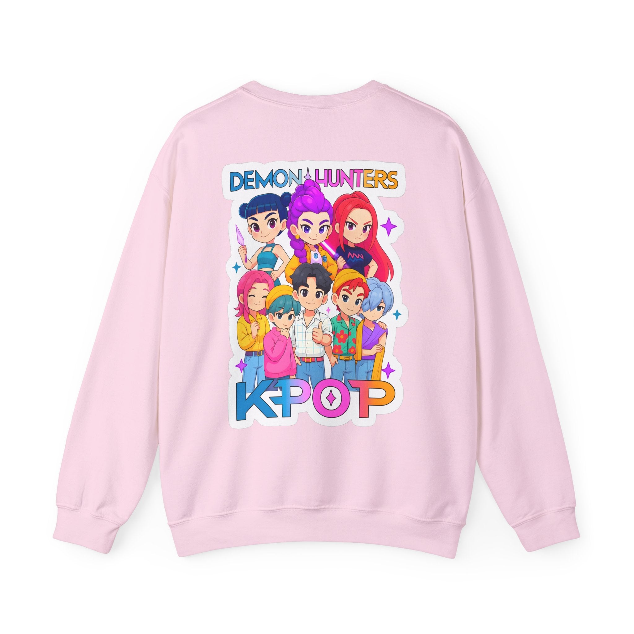 K-Pop Cartoon Crewneck Sweatshirt | Unisex Heavy Blend™
