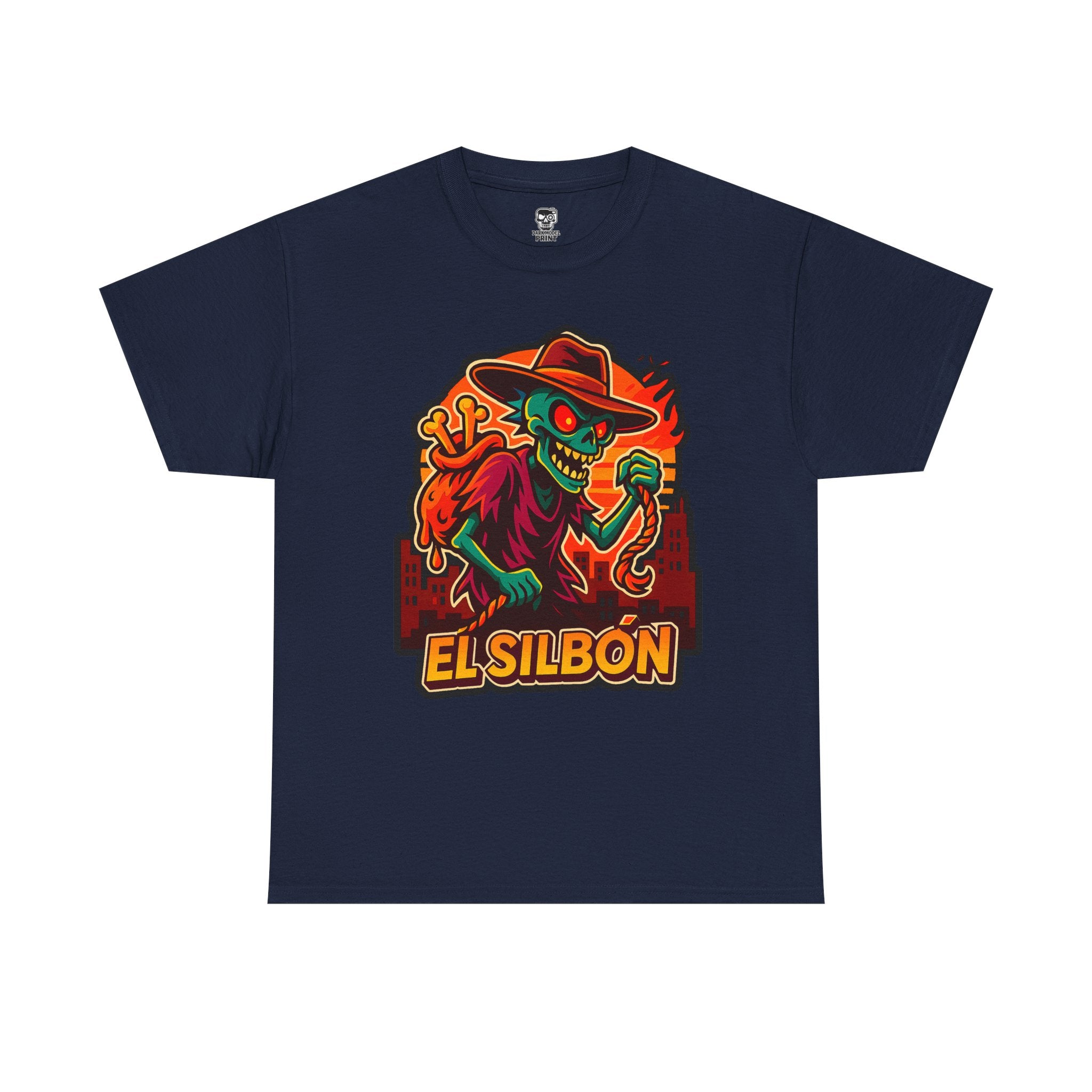 El Silbón Graphic Heavy Cotton Tee - Spooky Halloween Style