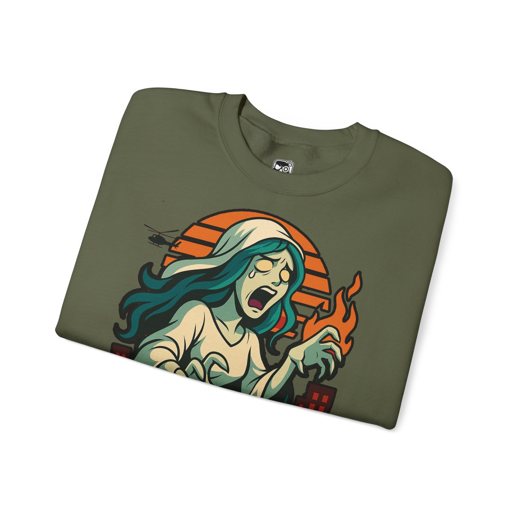 La Llorona Crewneck Sweatshirt - Unisex Heavy Blend™ - Spooky Halloween Apparel