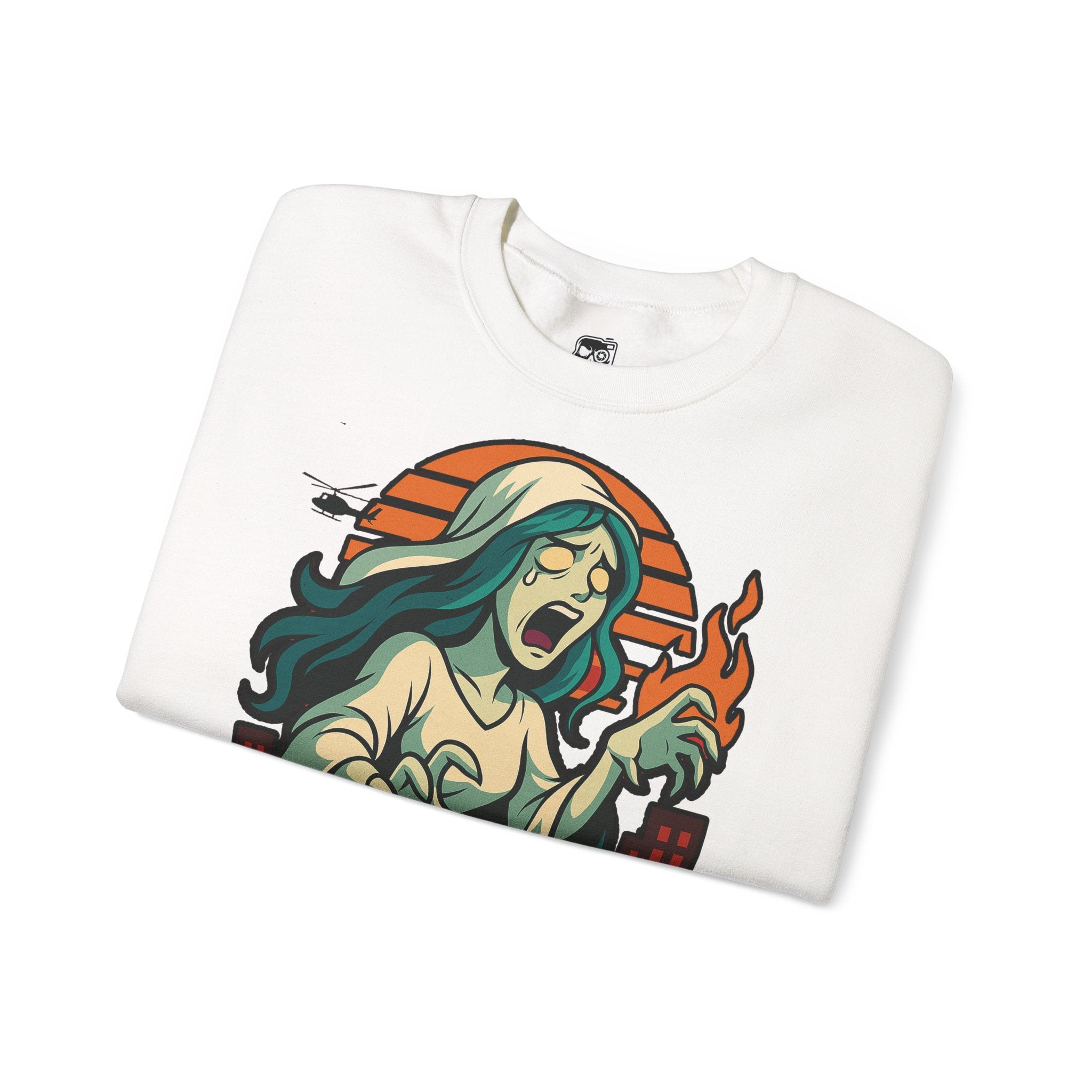 La Llorona Crewneck Sweatshirt - Unisex Heavy Blend™ - Spooky Halloween Apparel