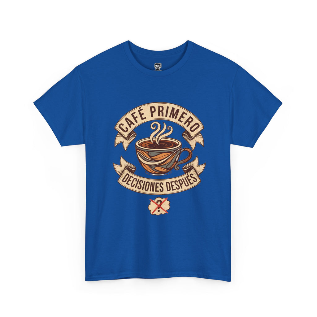 Café Primero Heavy Cotton Tee - Perfect for Coffee Lovers