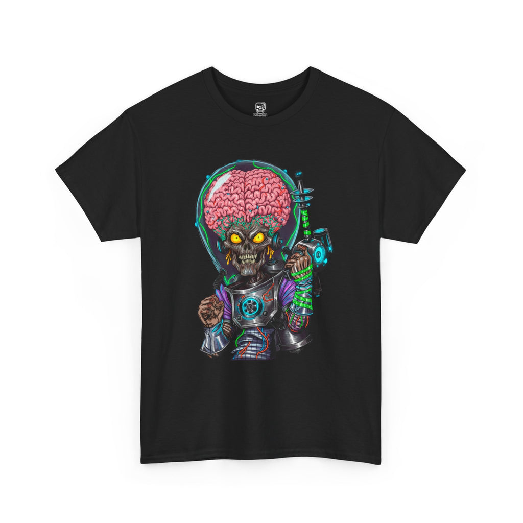 Camiseta gráfica alien de ciencia ficción – diseño ilustrado unisex