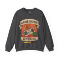Game Mode Activated Crewneck Sweatshirt for Gamers