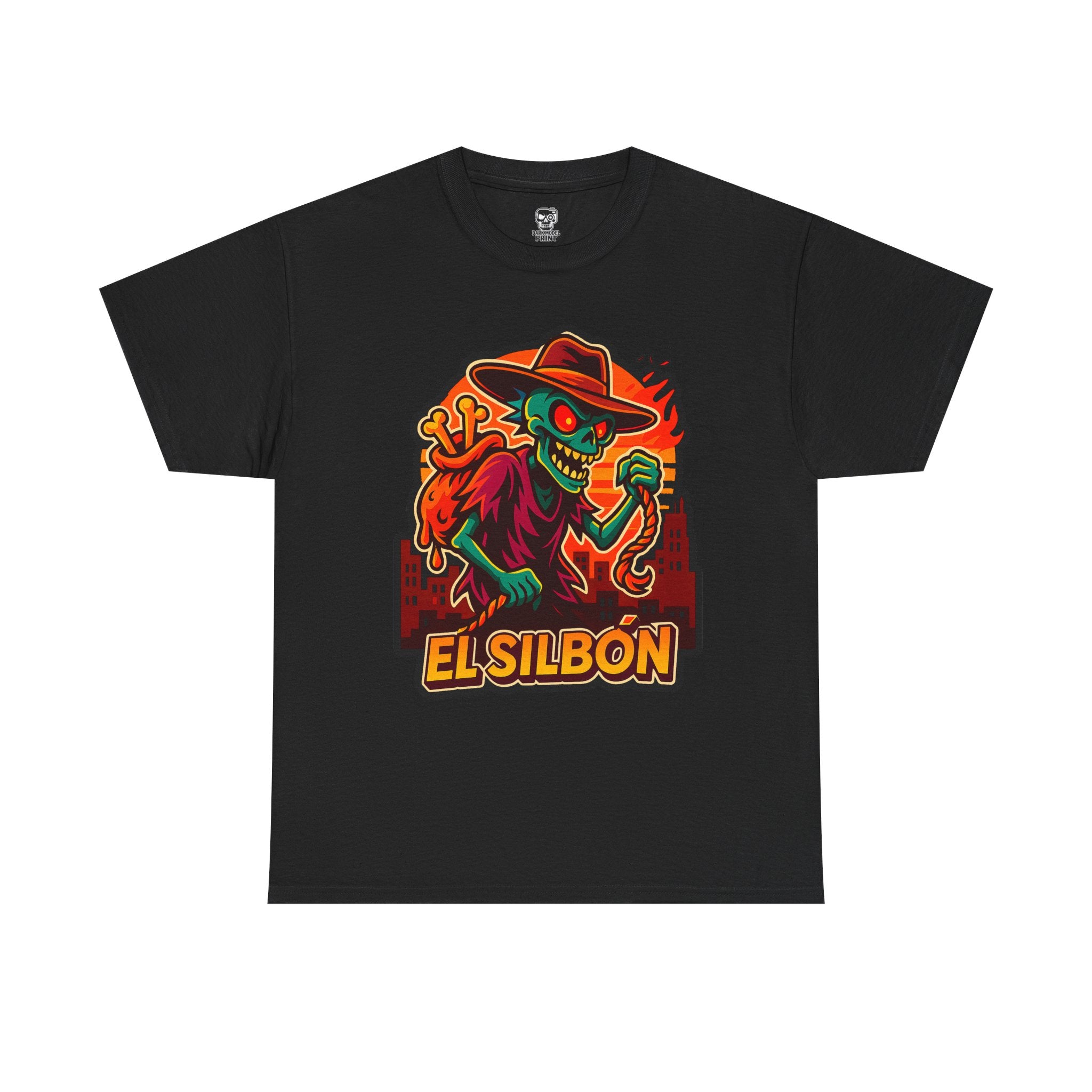 El Silbón Graphic Heavy Cotton Tee - Spooky Halloween Style