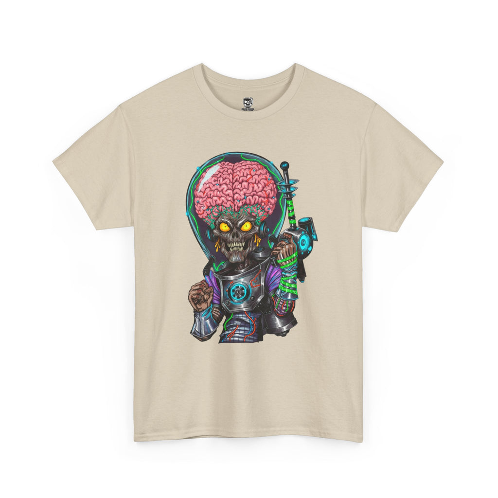 Camiseta gráfica alien de ciencia ficción – diseño ilustrado unisex