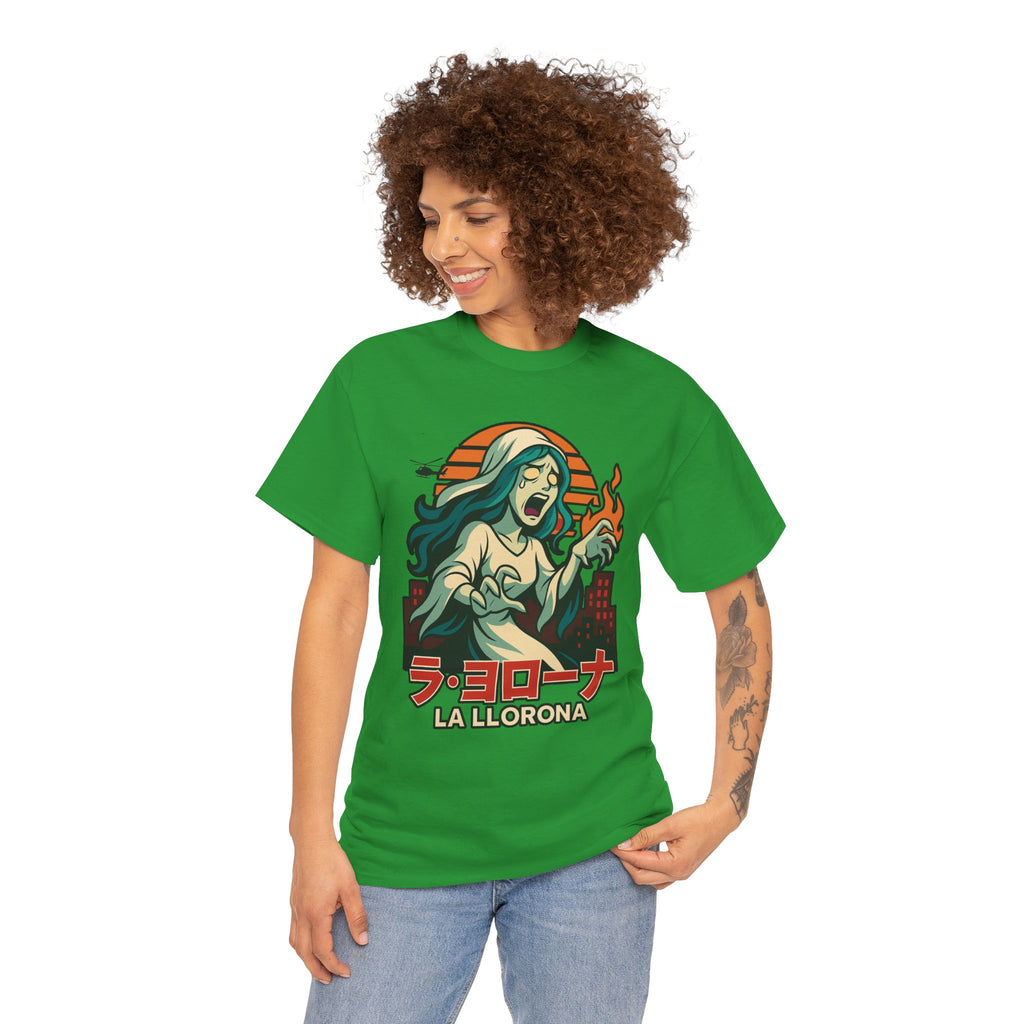 La Llorona Ghost Graphic Tee - Unisex Heavy Cotton Shirt