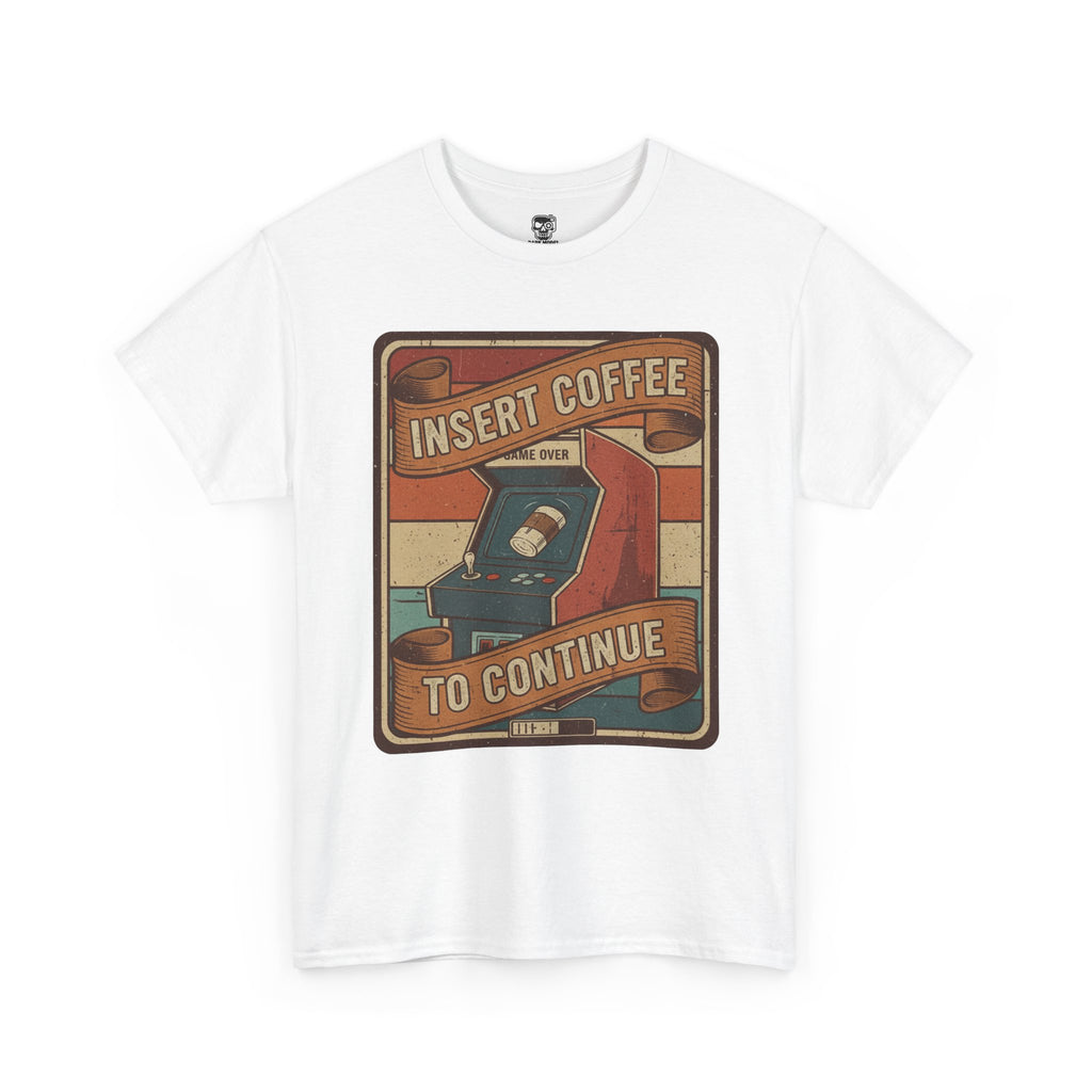 Retro Coffee Arcade Unisex Heavy Cotton Tee