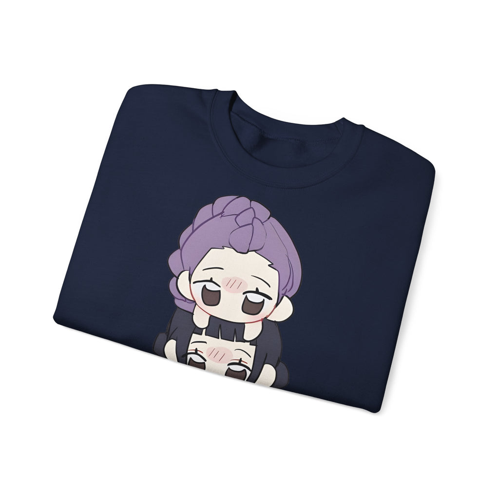 Chic Cartoon Sweatshirt with HUNTRXX Design