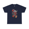 Vibrant Japanese Oni Graphic Tee for Unisex