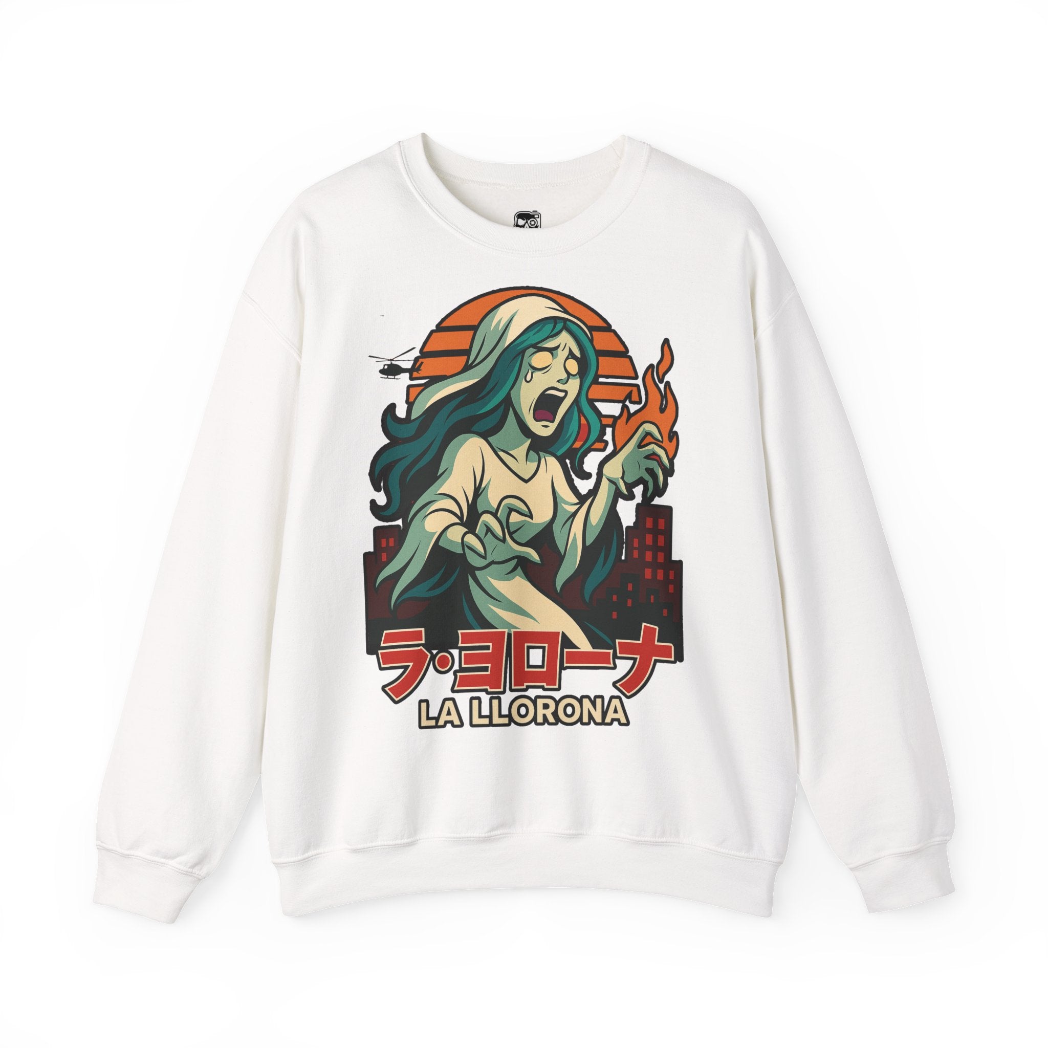 La Llorona Crewneck Sweatshirt - Unisex Heavy Blend™ - Spooky Halloween Apparel