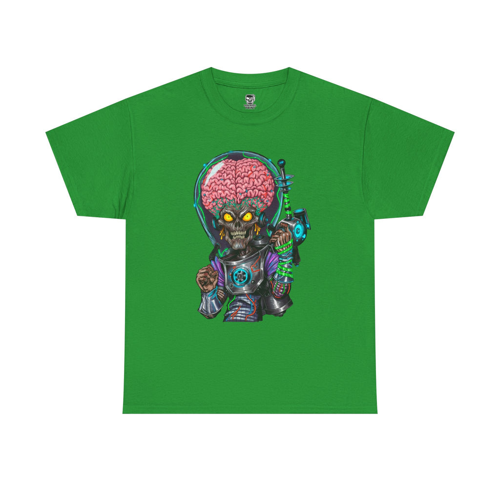 Camiseta gráfica alien de ciencia ficción – diseño ilustrado unisex