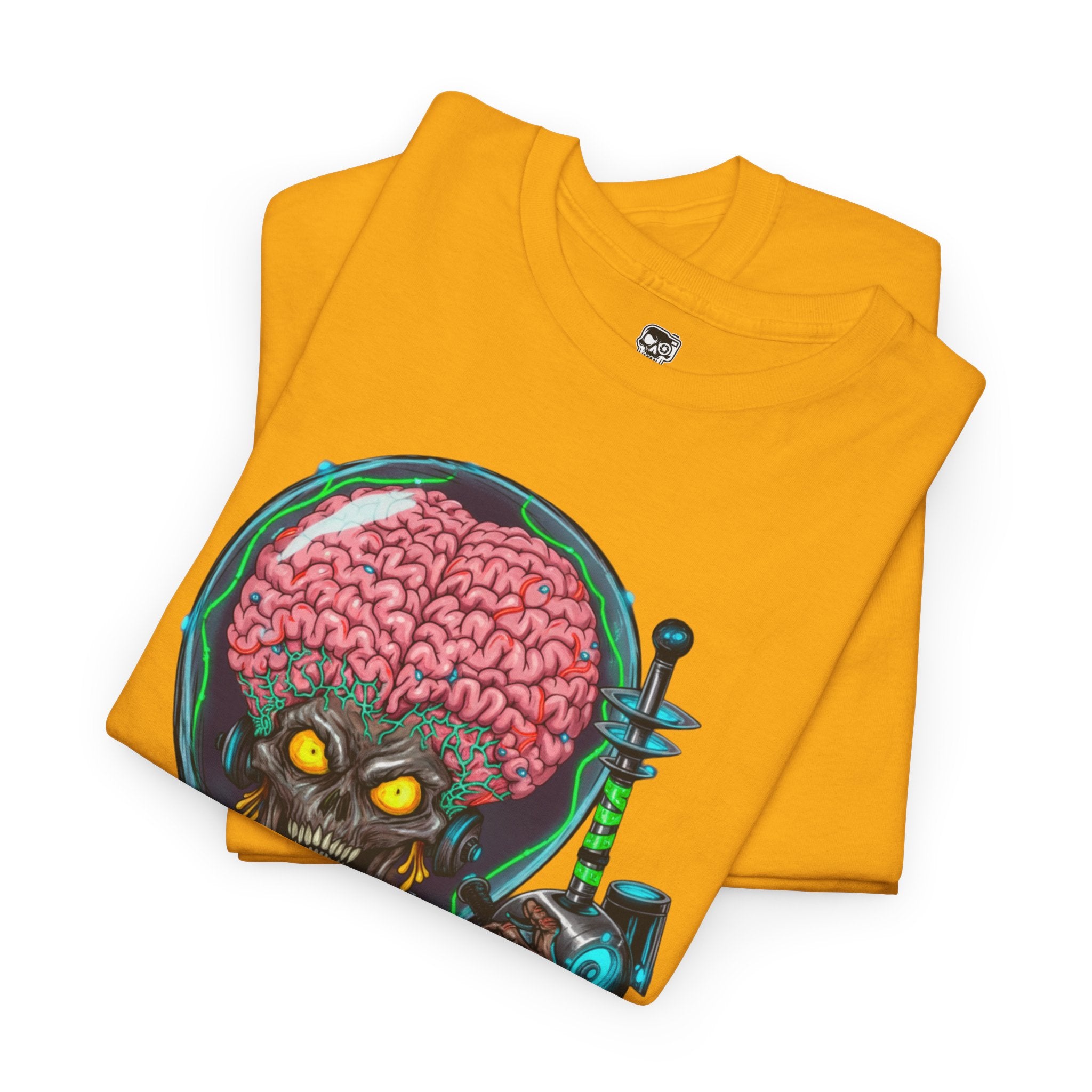 Camiseta gráfica alien de ciencia ficción – diseño ilustrado unisex
