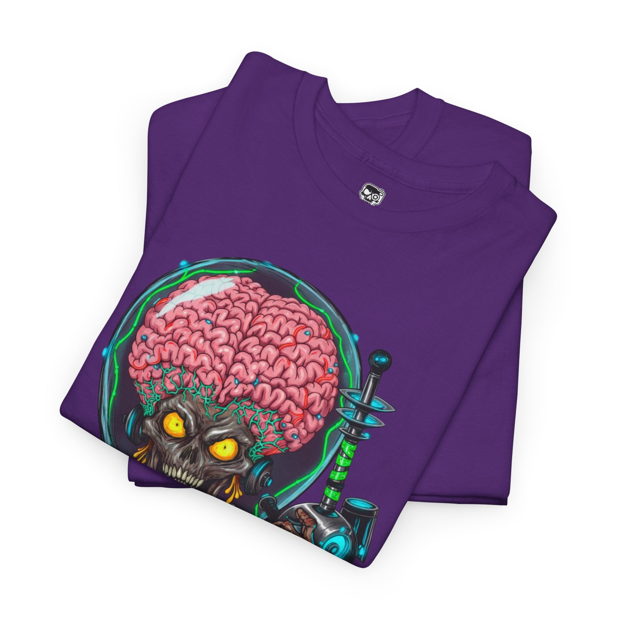 Camiseta gráfica alien de ciencia ficción – diseño ilustrado unisex