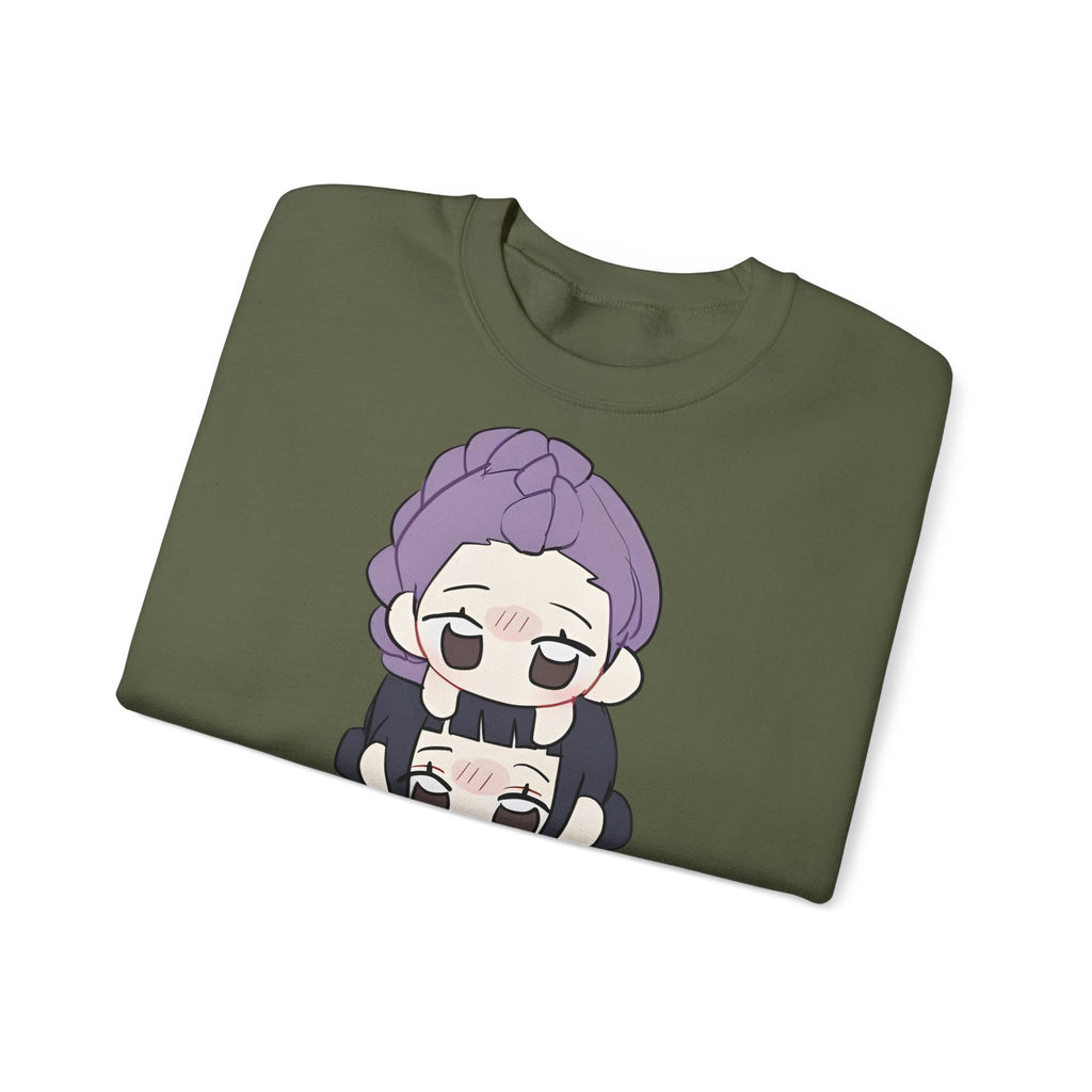 Chic Cartoon Sweatshirt with HUNTRXX Design