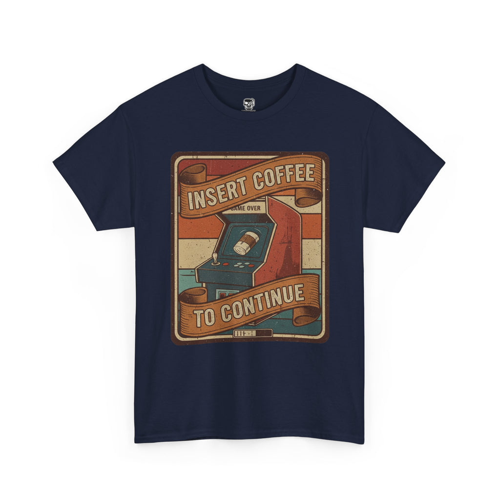 Retro Coffee Arcade Unisex Heavy Cotton Tee