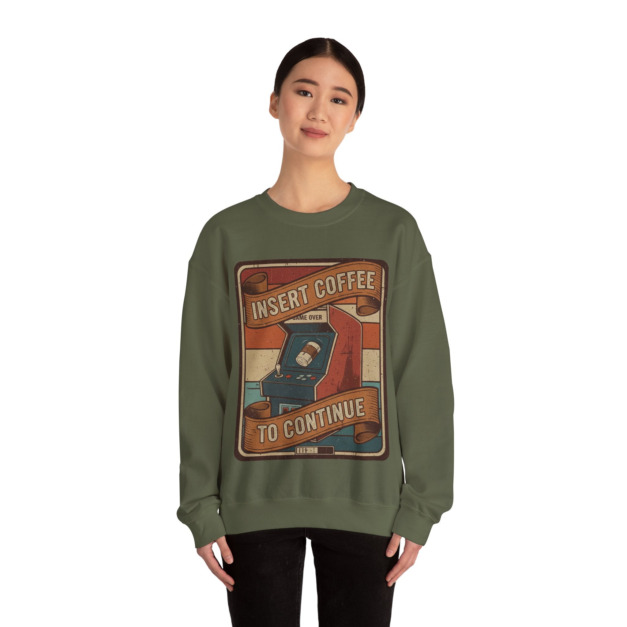 Retro Coffee Arcade Sweatshirt