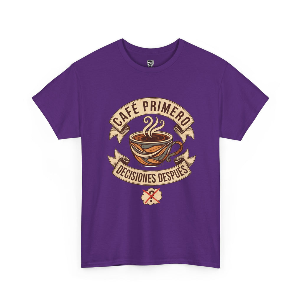 Café Primero Heavy Cotton Tee - Perfect for Coffee Lovers