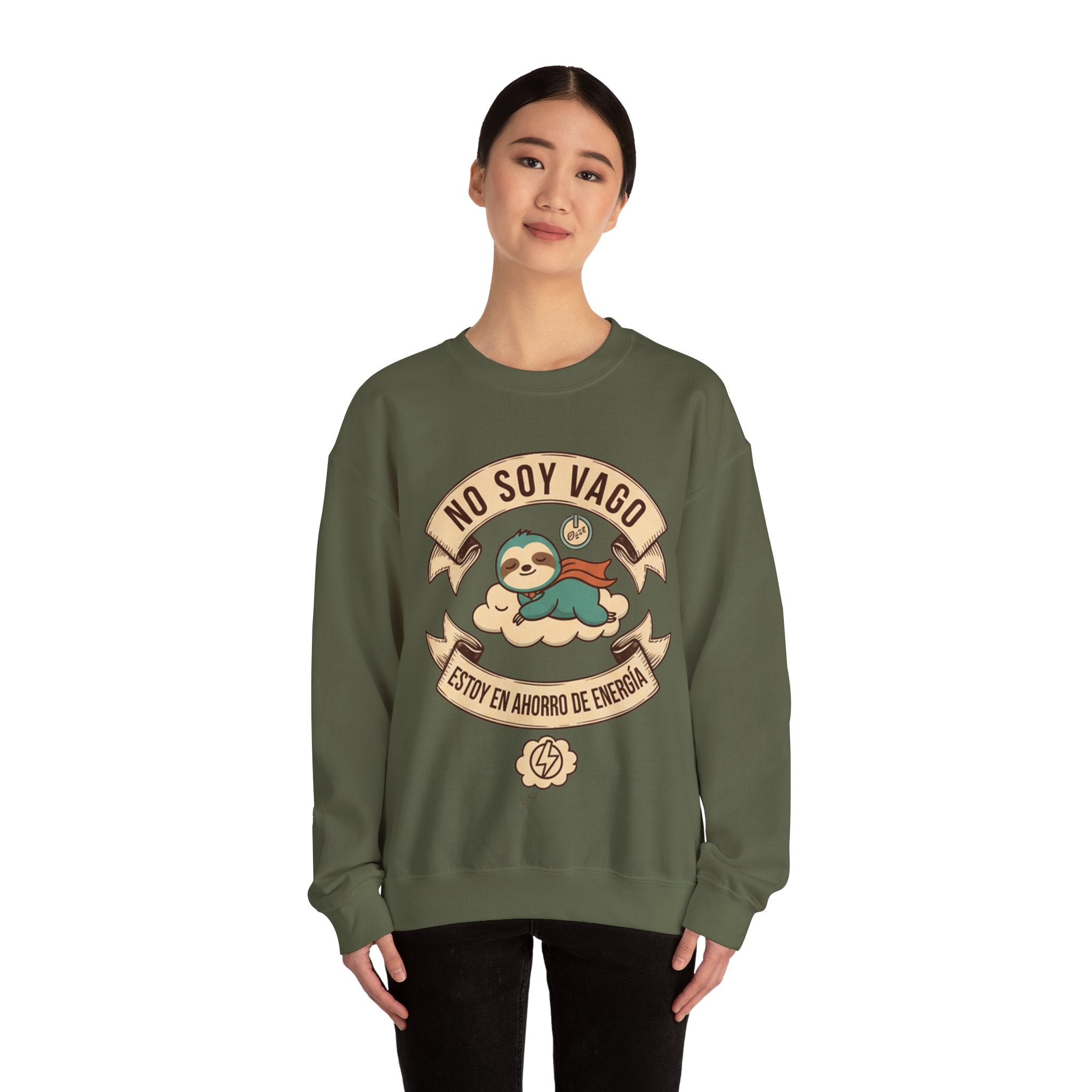 Sloth Humor Crewneck Sweatshirt