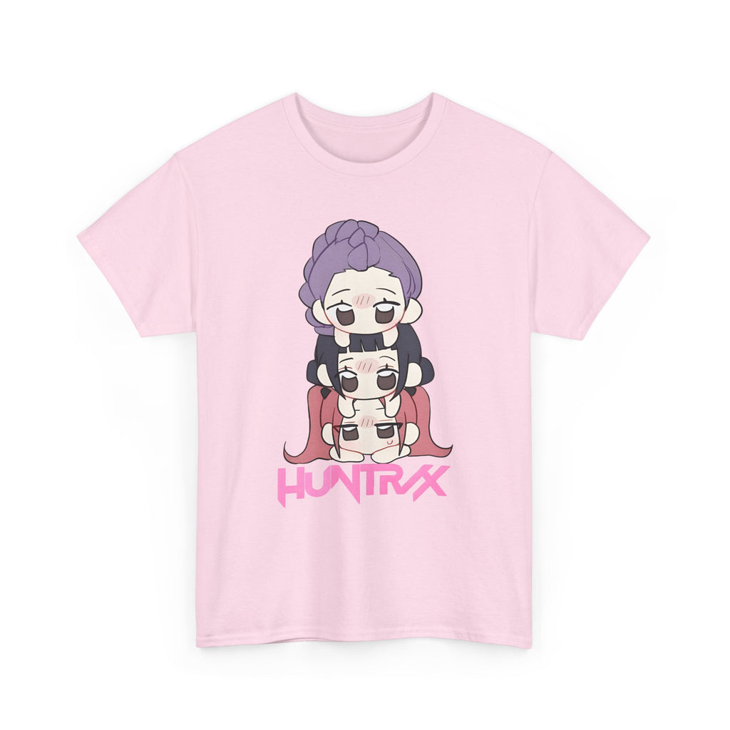 Anime-Inspired Unisex Heavy Cotton Tee - Fun CHIBI Design