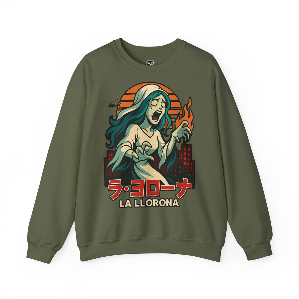 La Llorona Crewneck Sweatshirt - Unisex Heavy Blend™ - Spooky Halloween Apparel