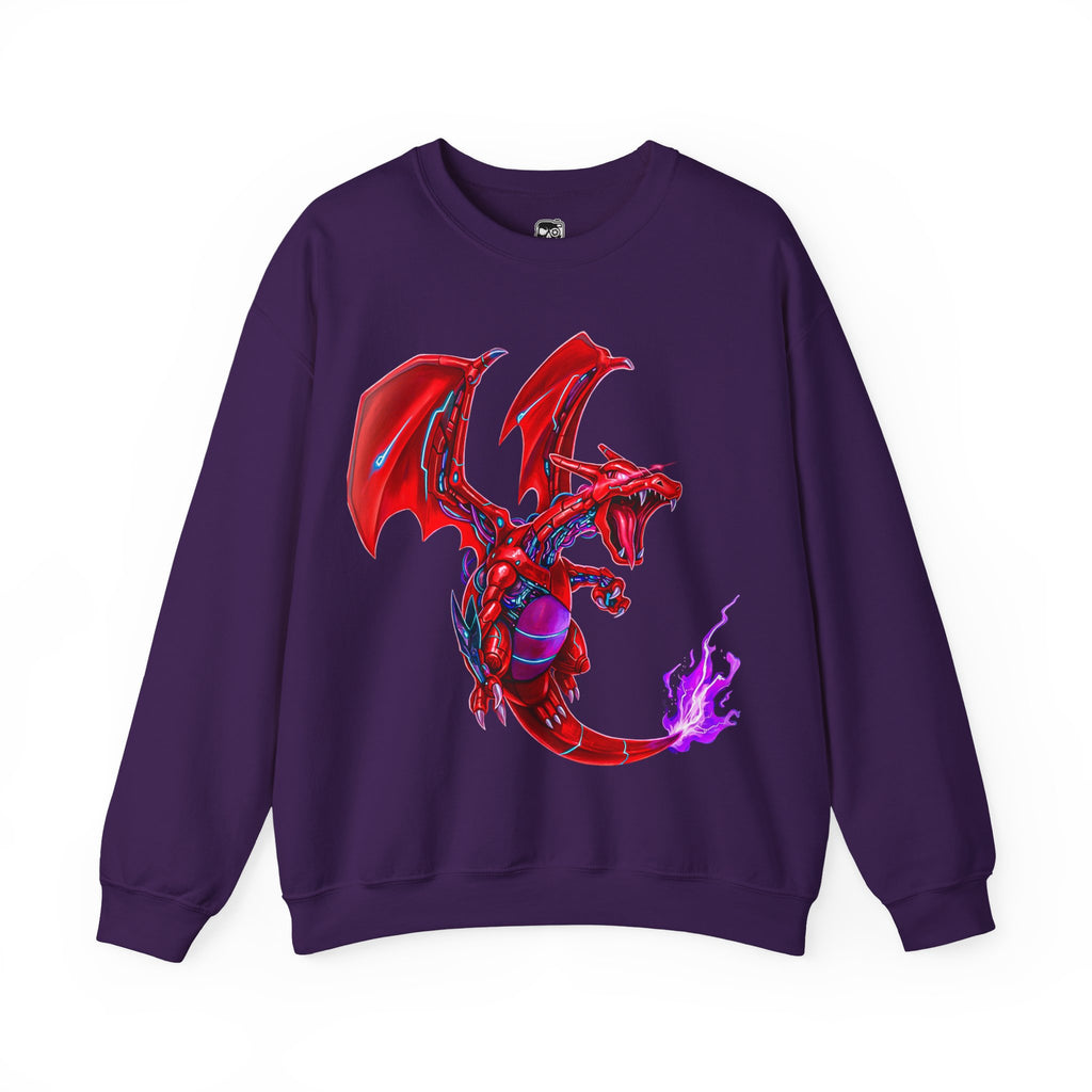Dragon Fire Unisex Crewneck Sweatshirt for Fantasy Lovers