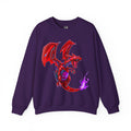Dragon Fire Unisex Crewneck Sweatshirt for Fantasy Lovers