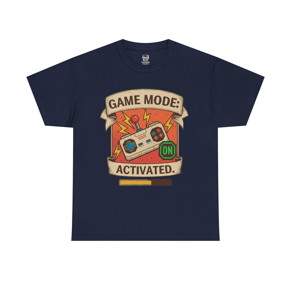 Game Mode Activated Unisex Heavy Cotton Tee - Perfect Gift for Gamers