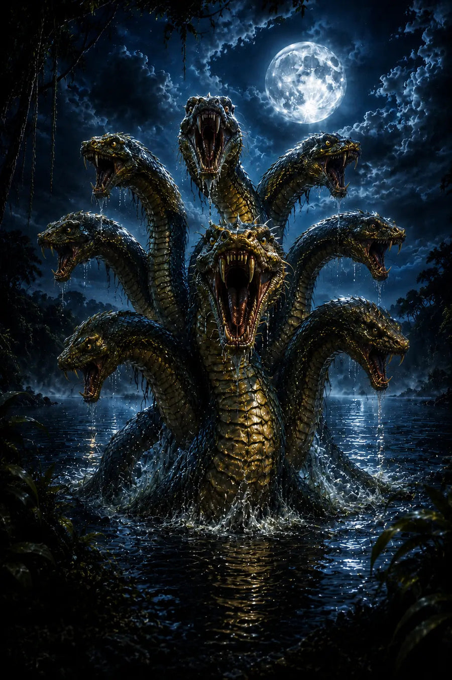 La Serpiente de las 7 Cabezas del Río Orinoco